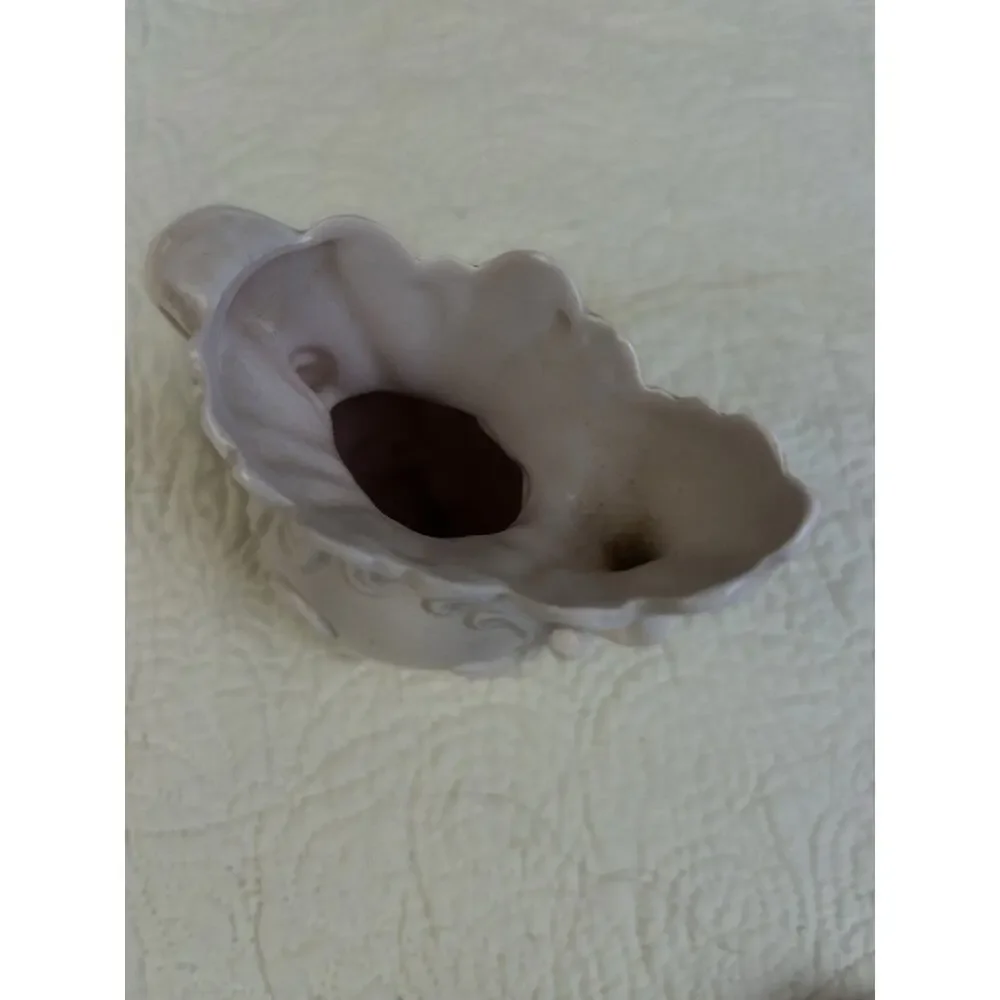 Vintage Porcelain Bud Vase Or Pitcher Gollld Trim 5